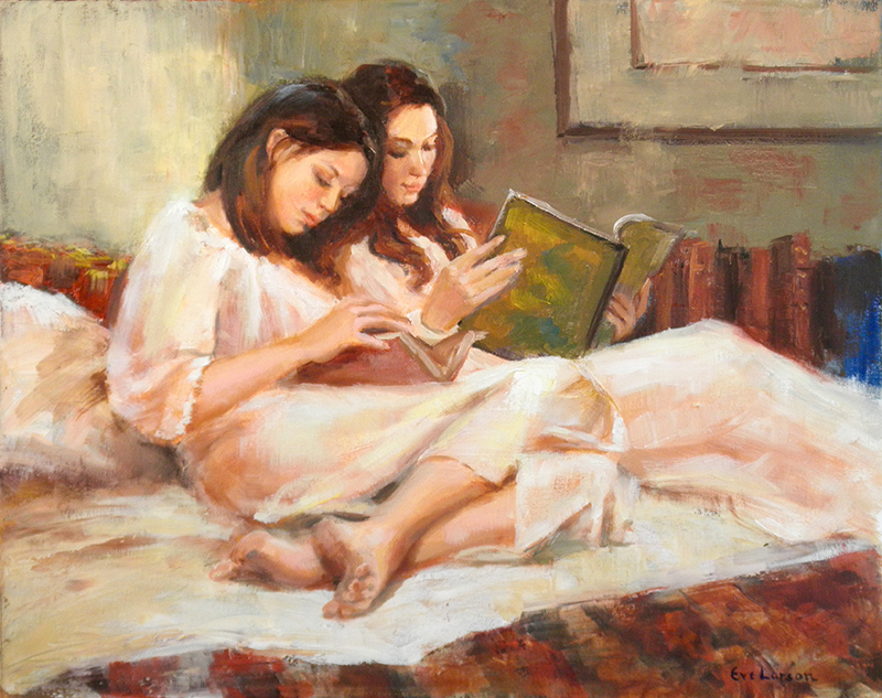 Bedtime Reading by artist Eve  Larson